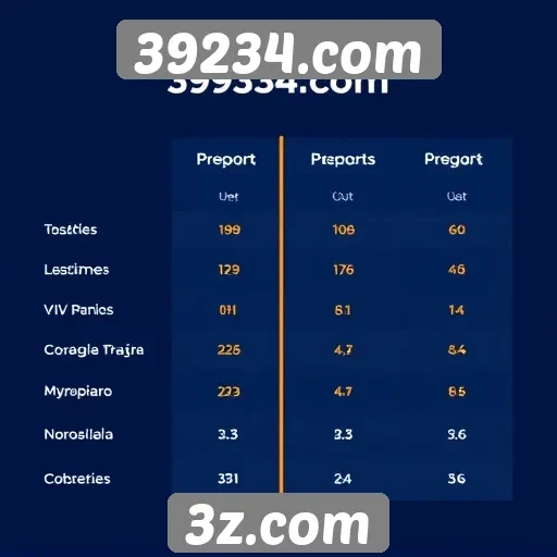 Comparação entre 39234.com e concorrentes do setor