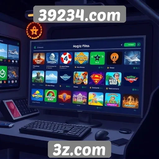 Interface e experiência do usuário em 39234.com